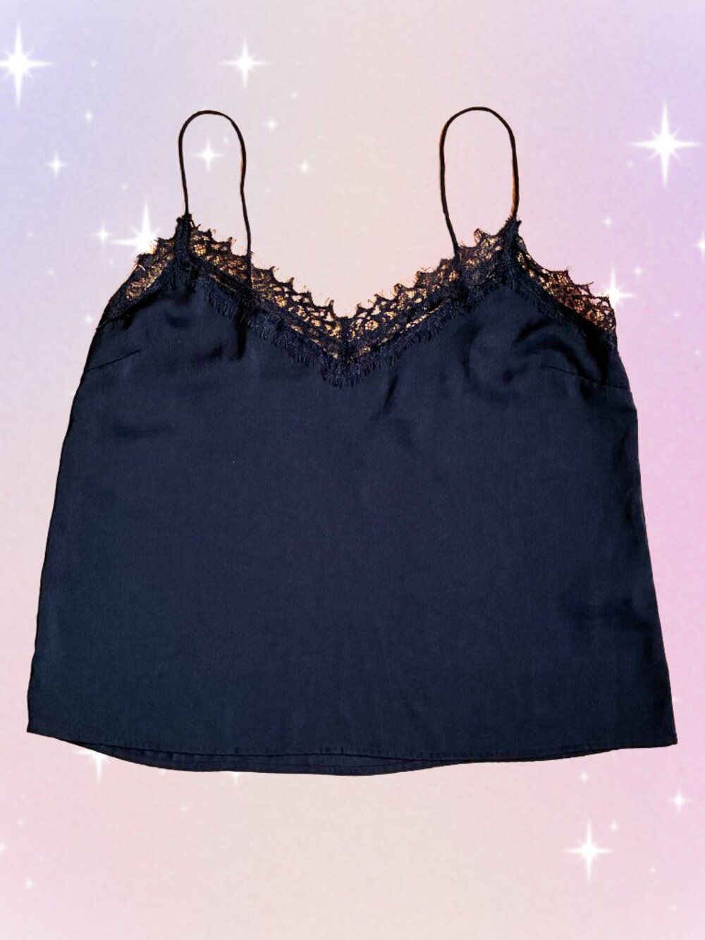 Lacey Black Top Banana Republic